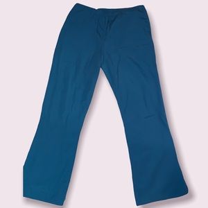 Cherokee Workwear Teal Blue Drawstring Elastic